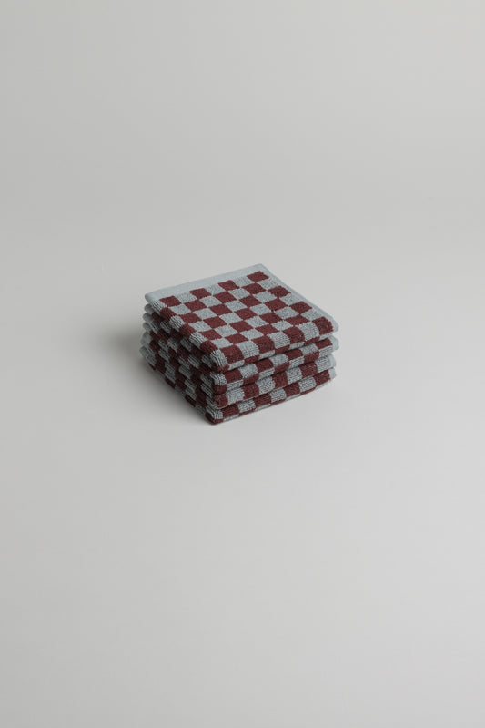 QUILL FACE CLOTHS / Cement & Rhus