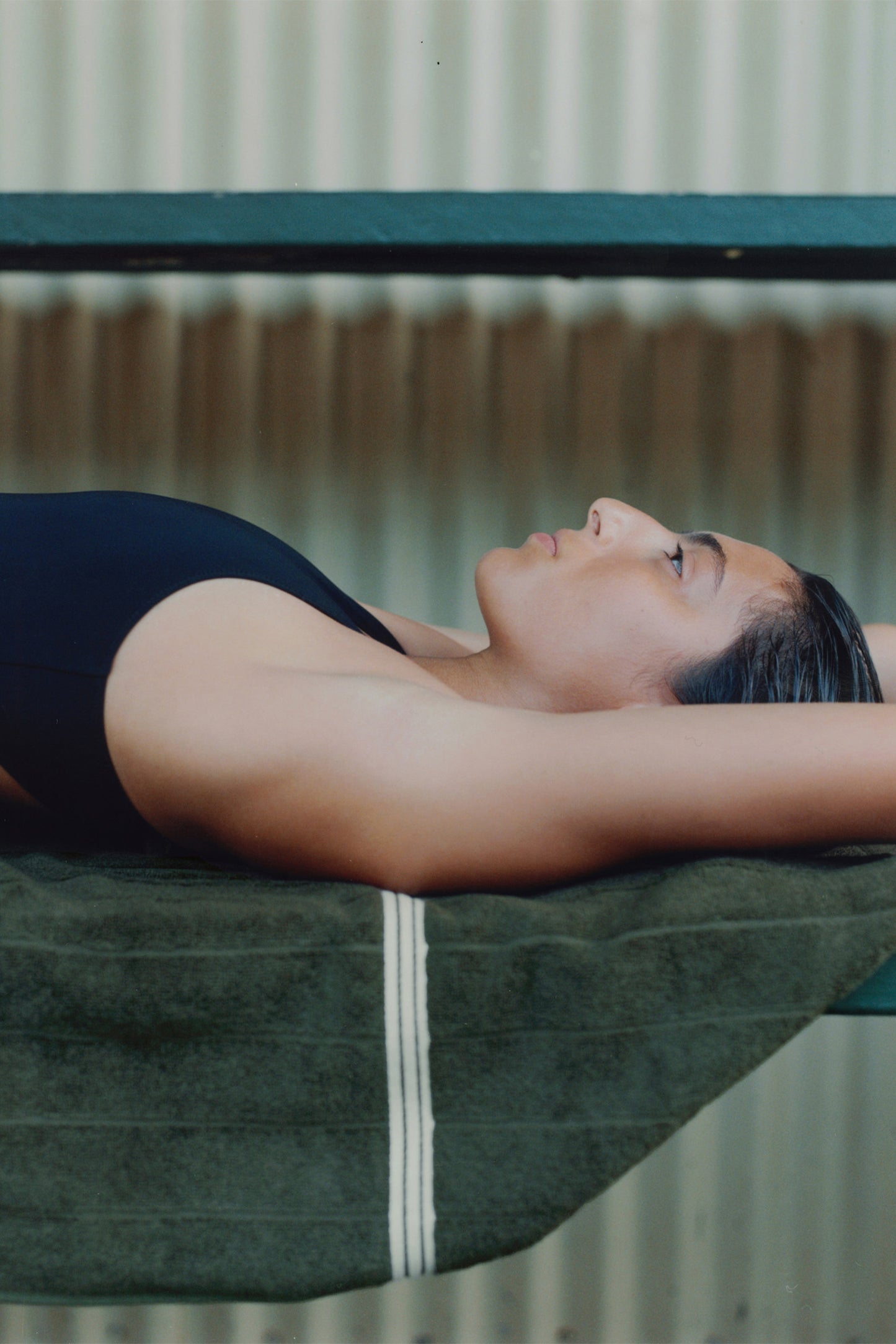 ST BATHANS BATH TOWEL / Moss