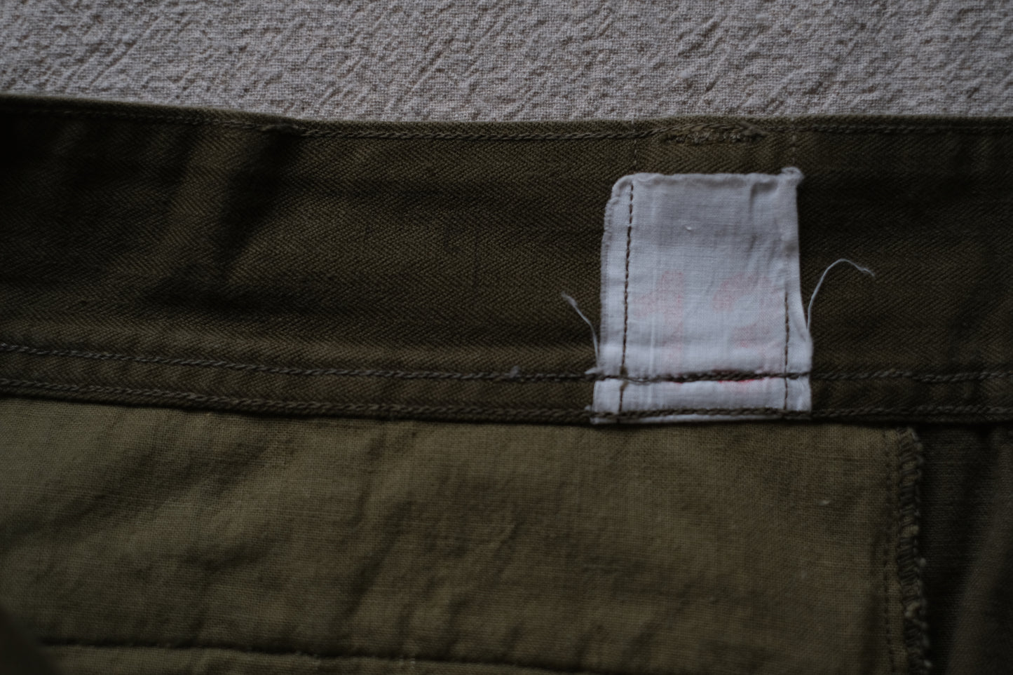 60s French Army M-47 Field Trousers "Late Model"