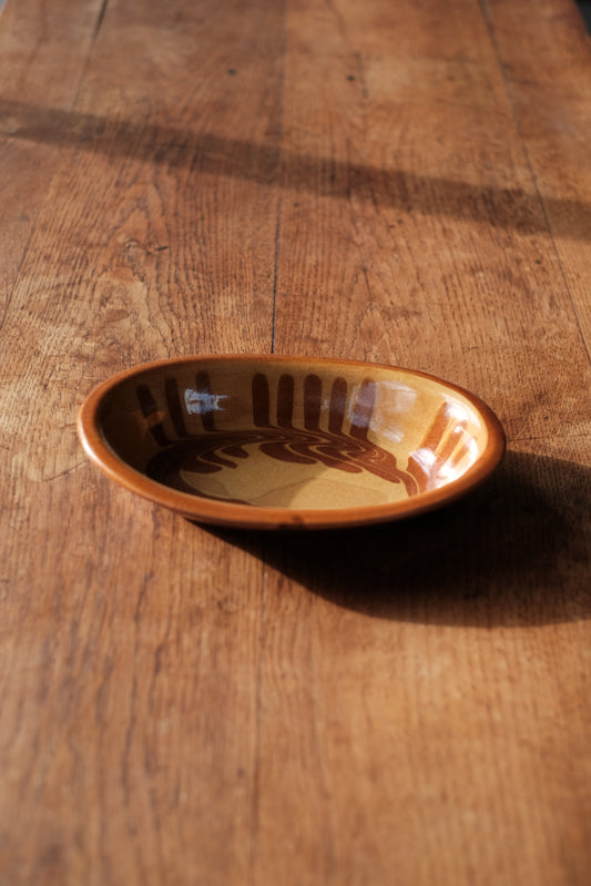 Slipware Ellipse Bowl / Vortex