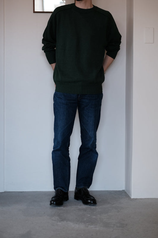 C/L CREWNECK KNIT / VIRIDIAN