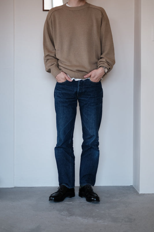 C/L CREWNECK KNIT / SAND BEIGE