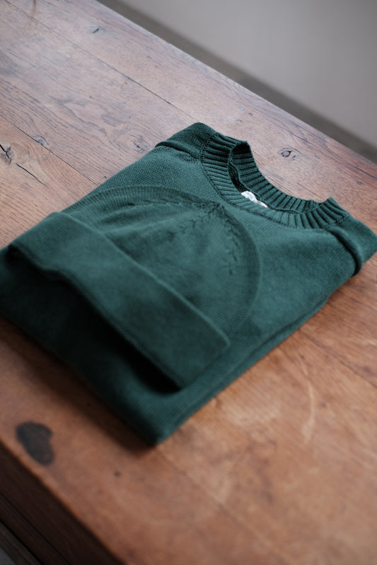 C/L CREWNECK KNIT / VIRIDIAN