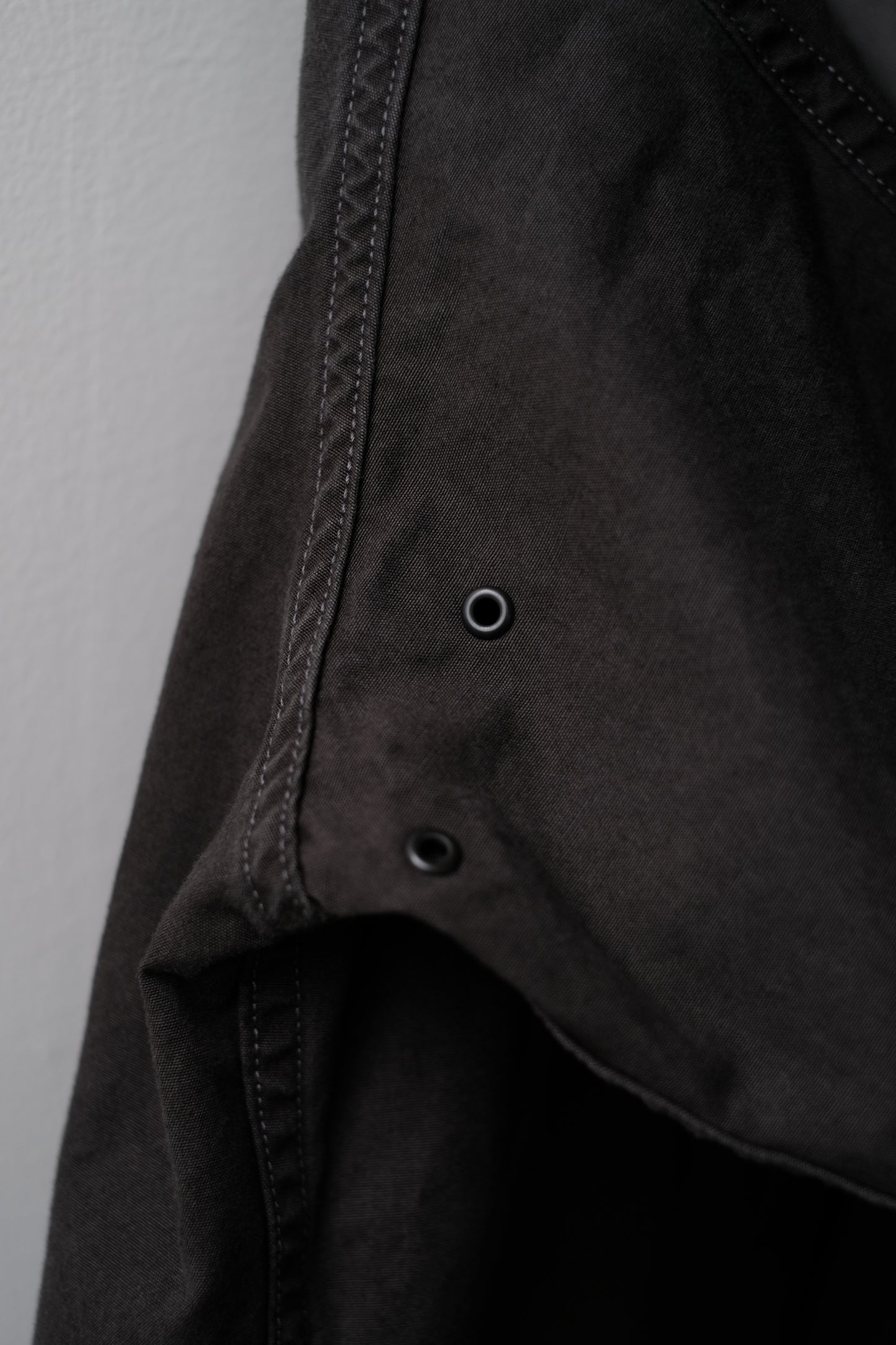 POPLIN CLOTH UTILITY JACKET / FADED CHARCOAL