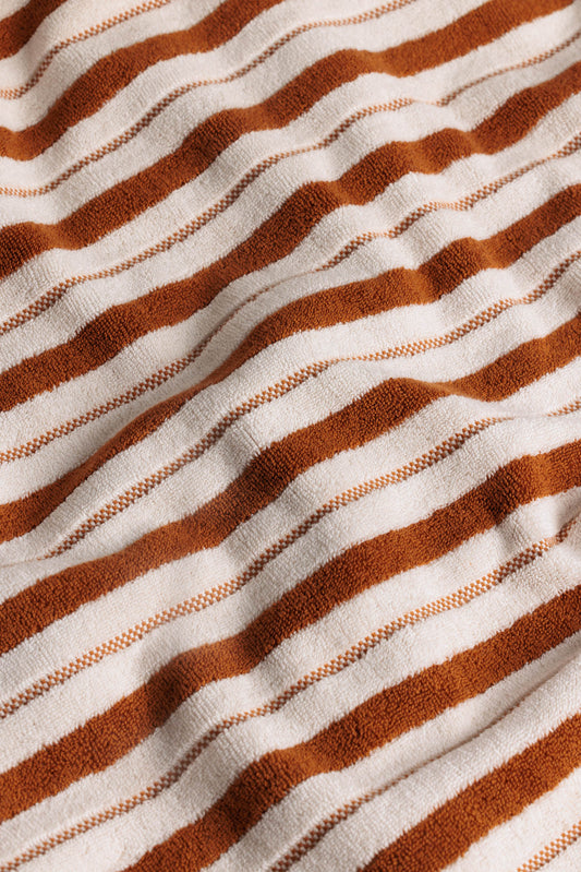 FRANKLIN BATH TOWEL / Fuyu & Chalk