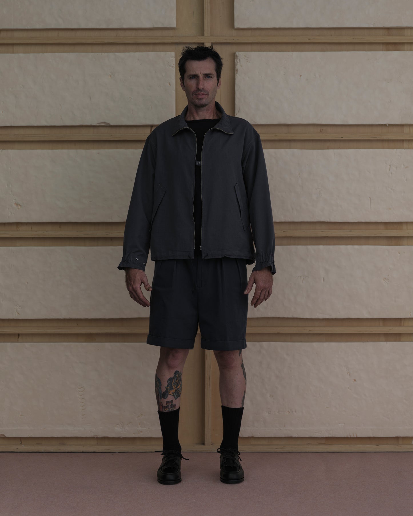 C/W/P YACHT BLOUSON / PURPLE GRAY