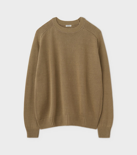 C/L CREWNECK KNIT / SAND BEIGE