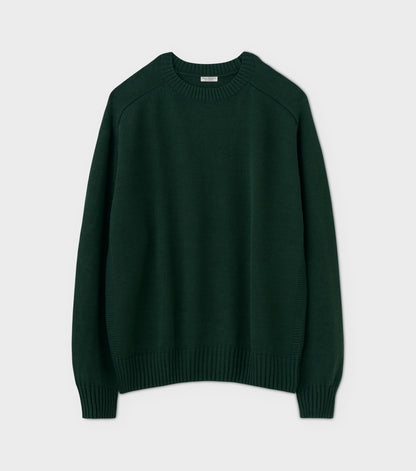 C/L CREWNECK KNIT / VIRIDIAN