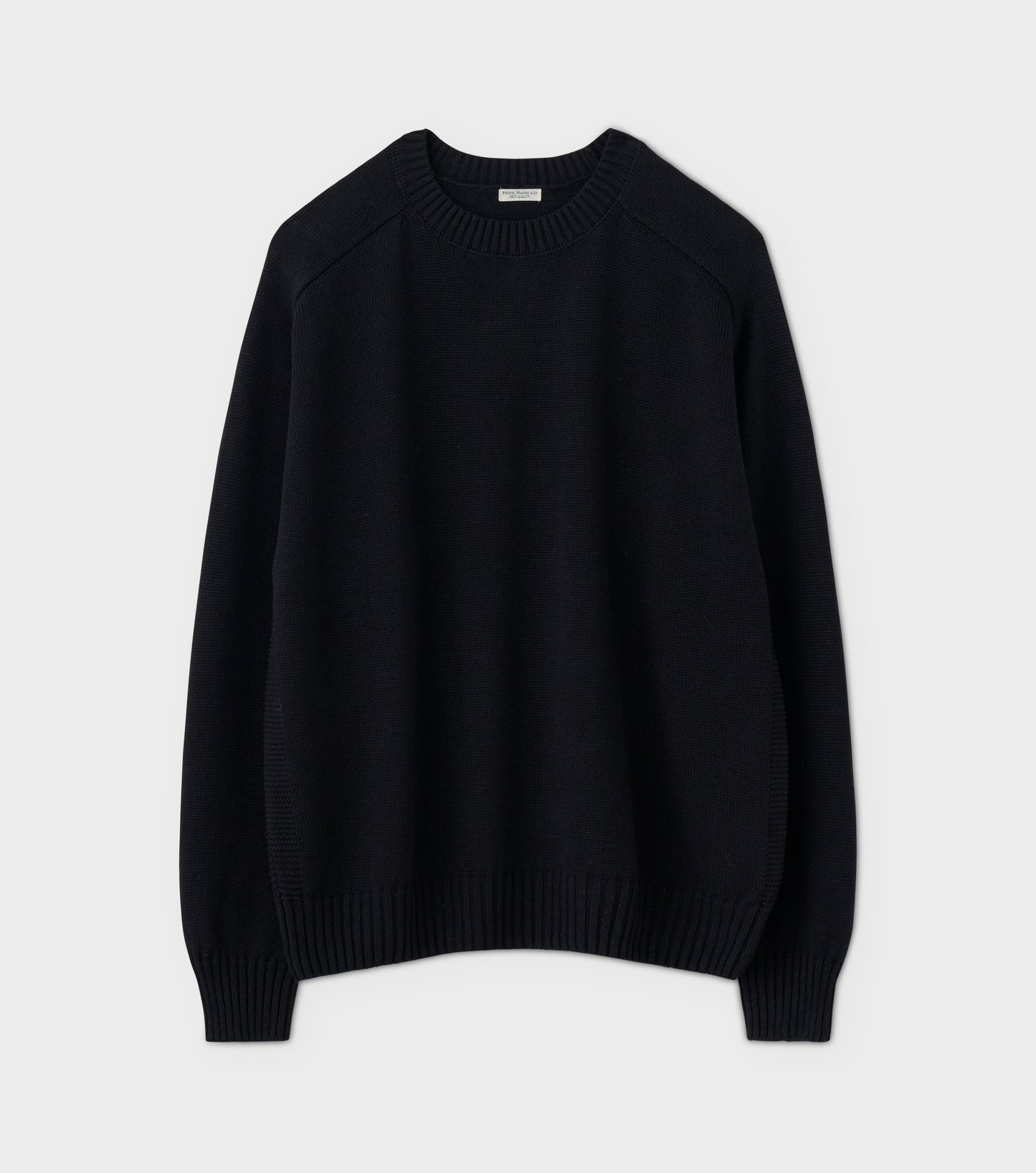 C/L CREWNECK KNIT / INK BLACK