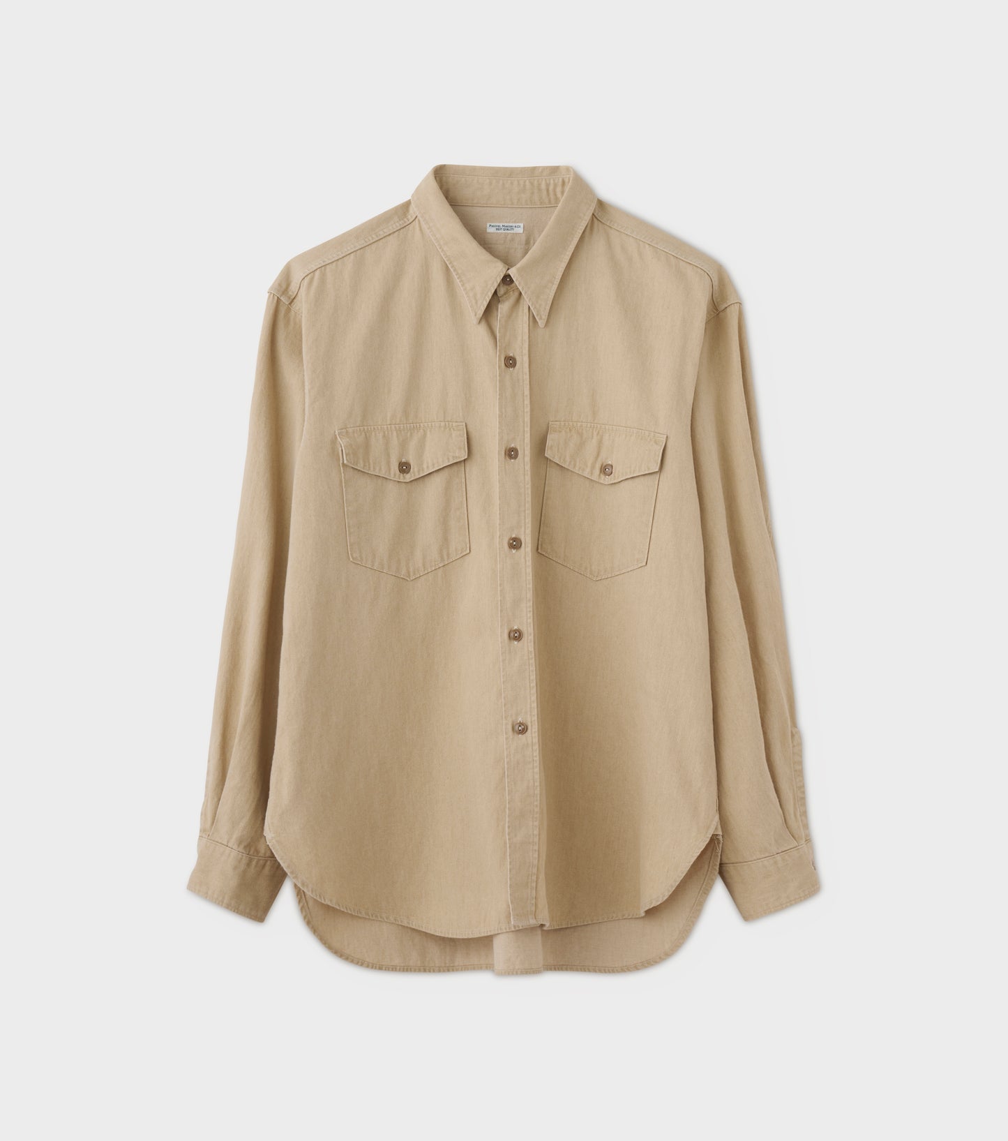 WORKADAY SHIRT / SAND BEIGE