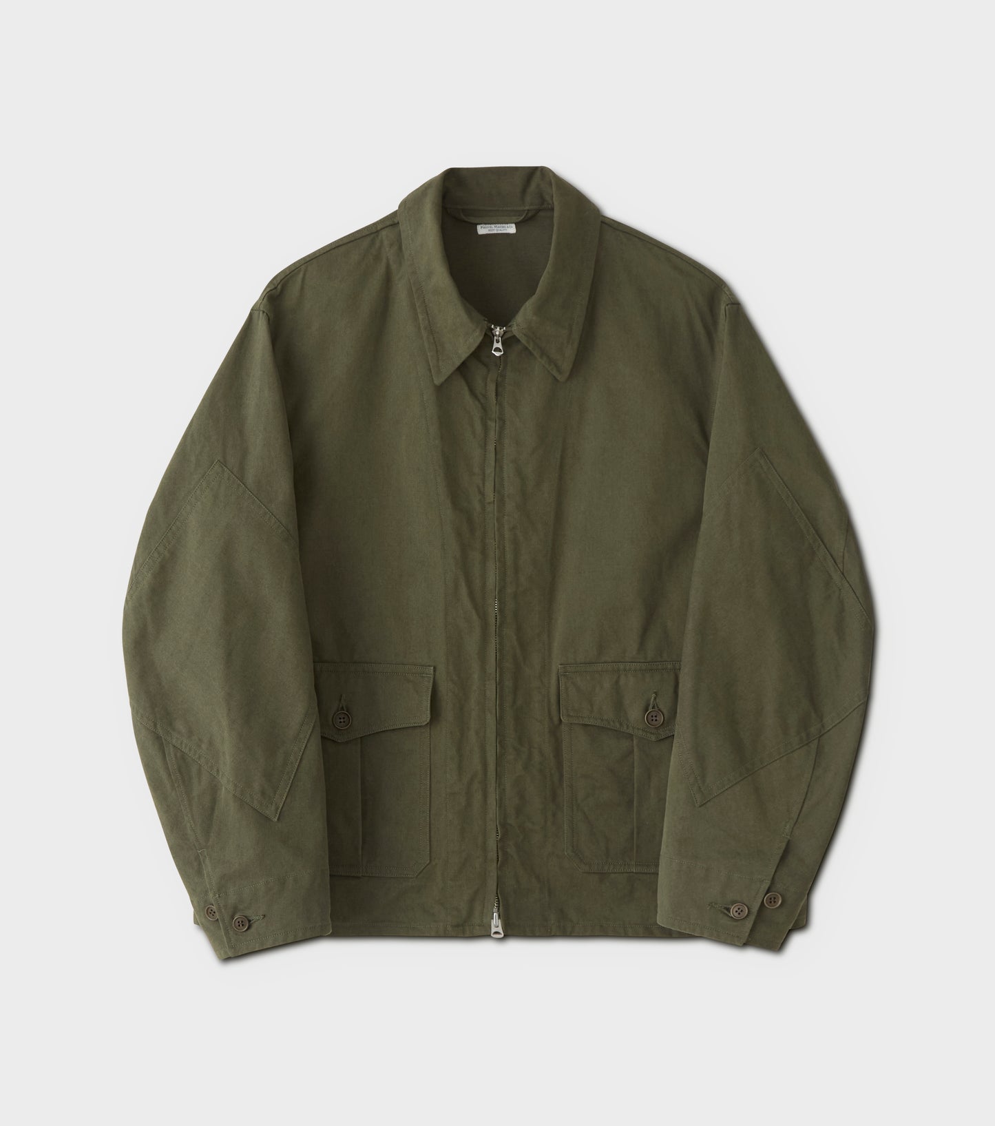 Chino Cloth Flight Jacket / Forest