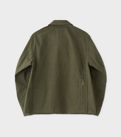 Chino Cloth Flight Jacket / Forest