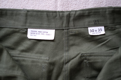 60s U.S.ARMY OG-107 Utility Trousers "Dead Stock"