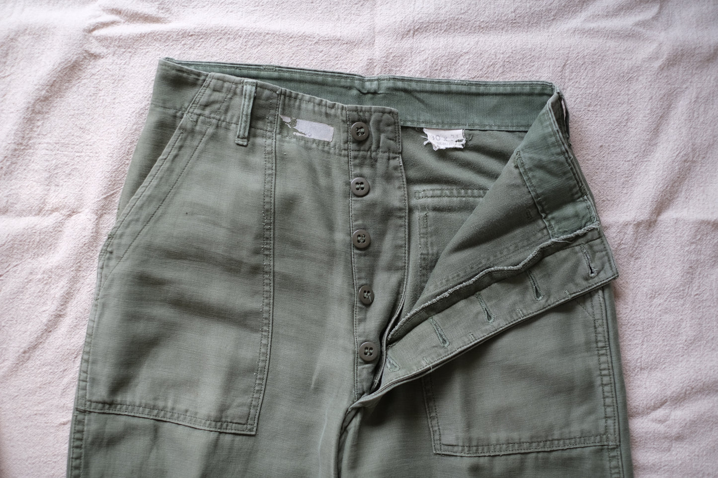 60s U.S.ARMY OG-107 Utility Trousers