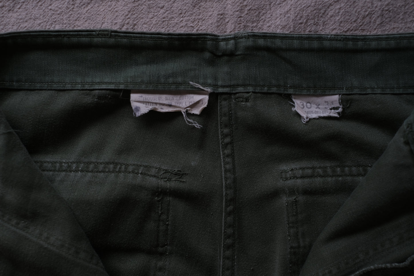 60s U.S.ARMY OG-107 Utility Trousers