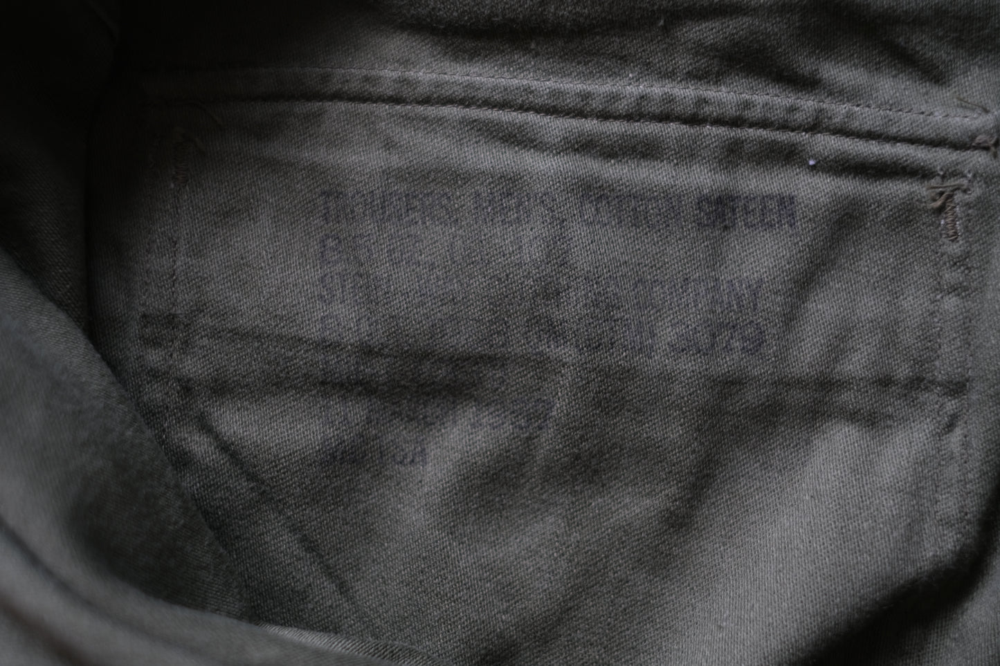 50s U.S.ARMY OG-107 Utility Trousers "Dead Stock"