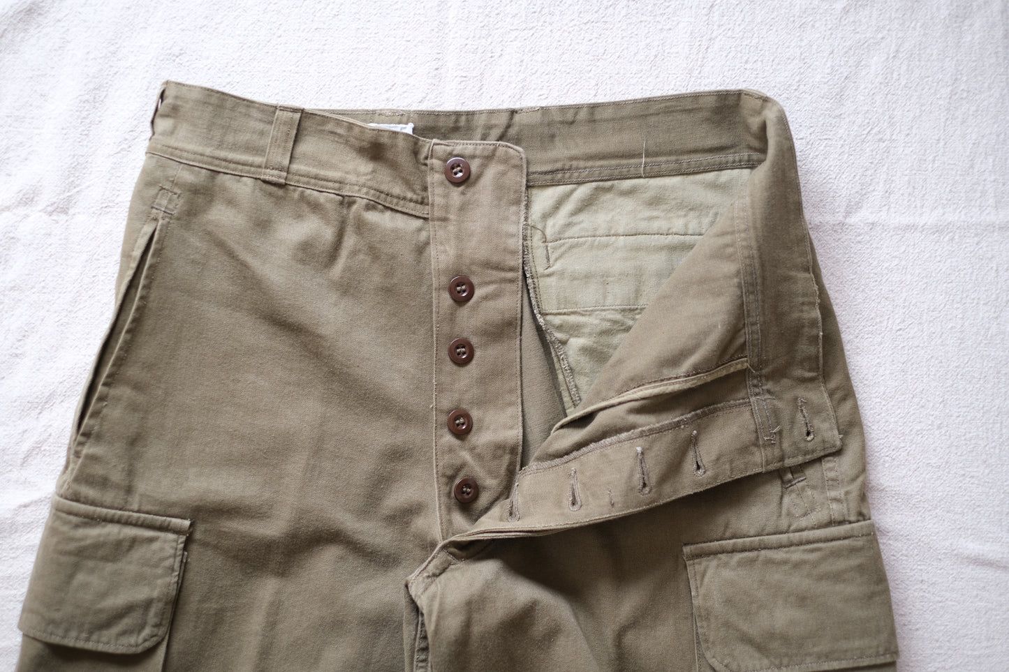 60s French Army M-47 Field Trousers "Late Model"