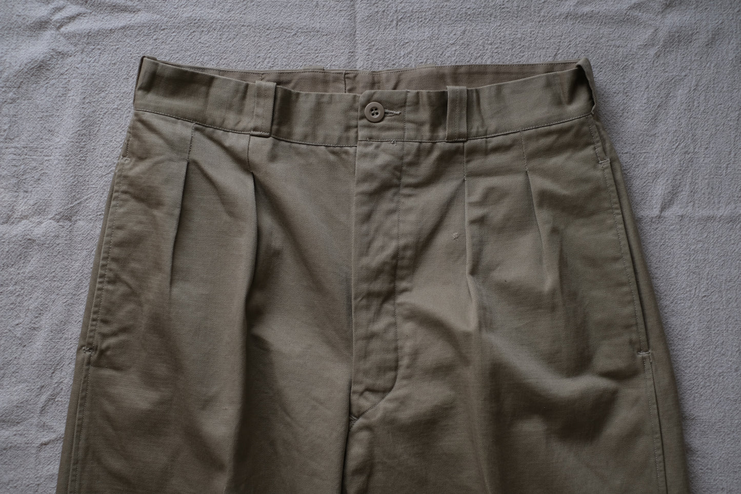 50s French Army M-52 Chino Trousers "Late Model"