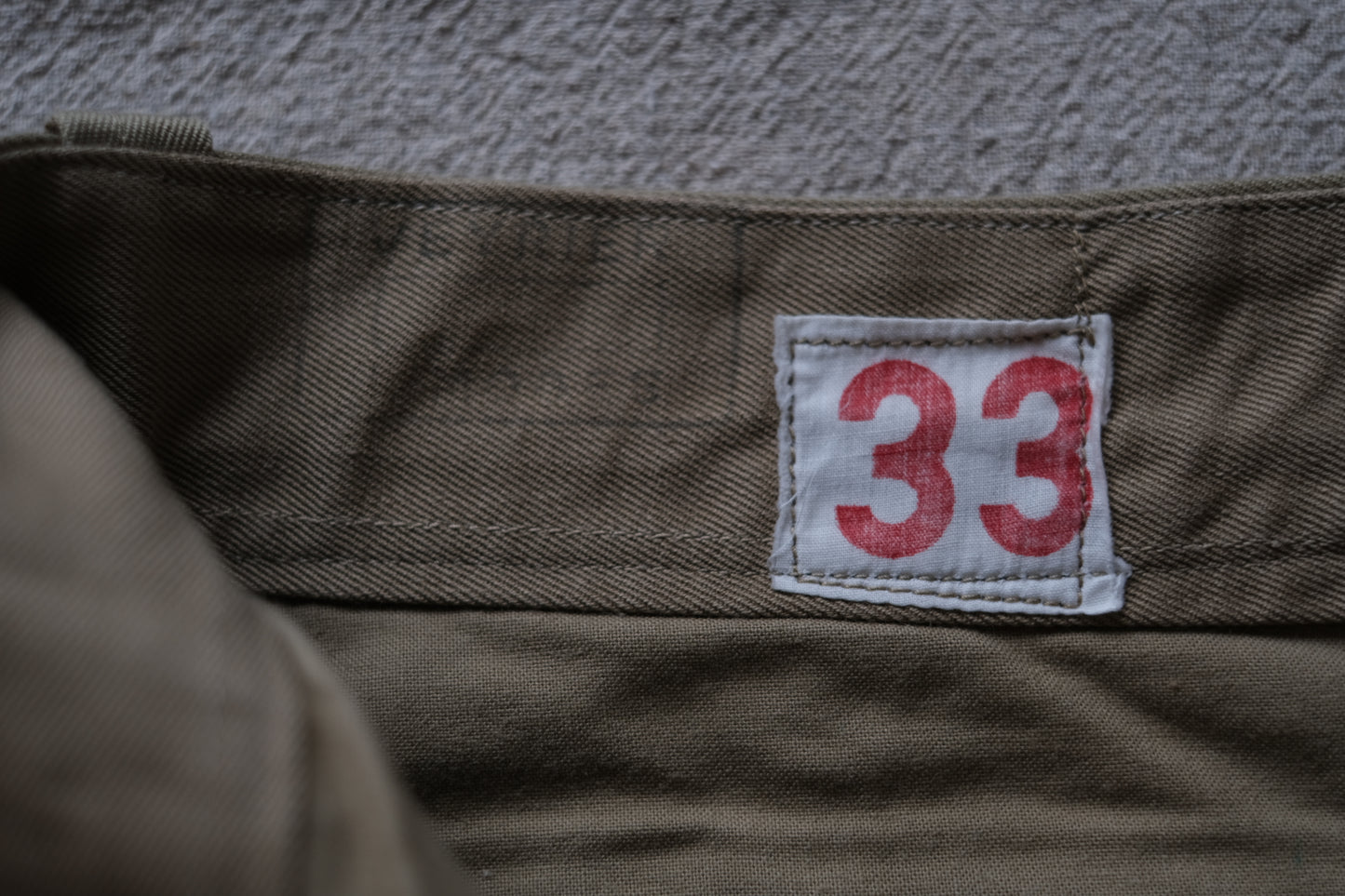 50s French Army M-52 Chino Trousers "Late Model"