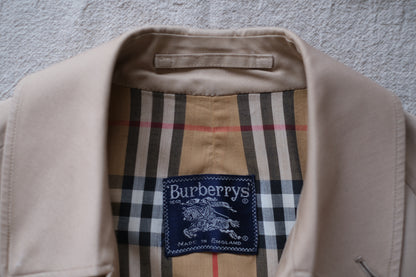 80s BURBERRYS BALMACAAN COAT ONE PANEL SLEEVE