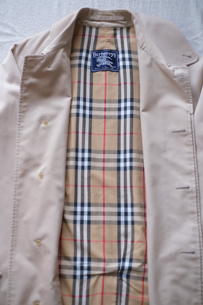 80s BURBERRYS BALMACAAN COAT ONE PANEL SLEEVE