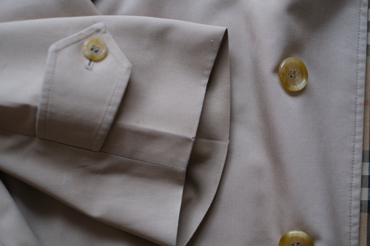 80s BURBERRYS BALMACAAN COAT ONE PANEL SLEEVE