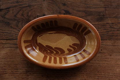 Slipware Ellipse Bowl / Vortex