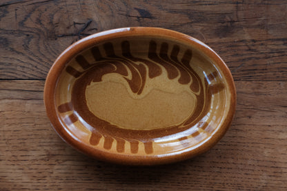 Slipware Ellipse Bowl / Vortex