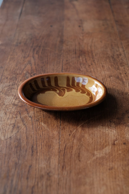 Slipware Ellipse Bowl / Vortex