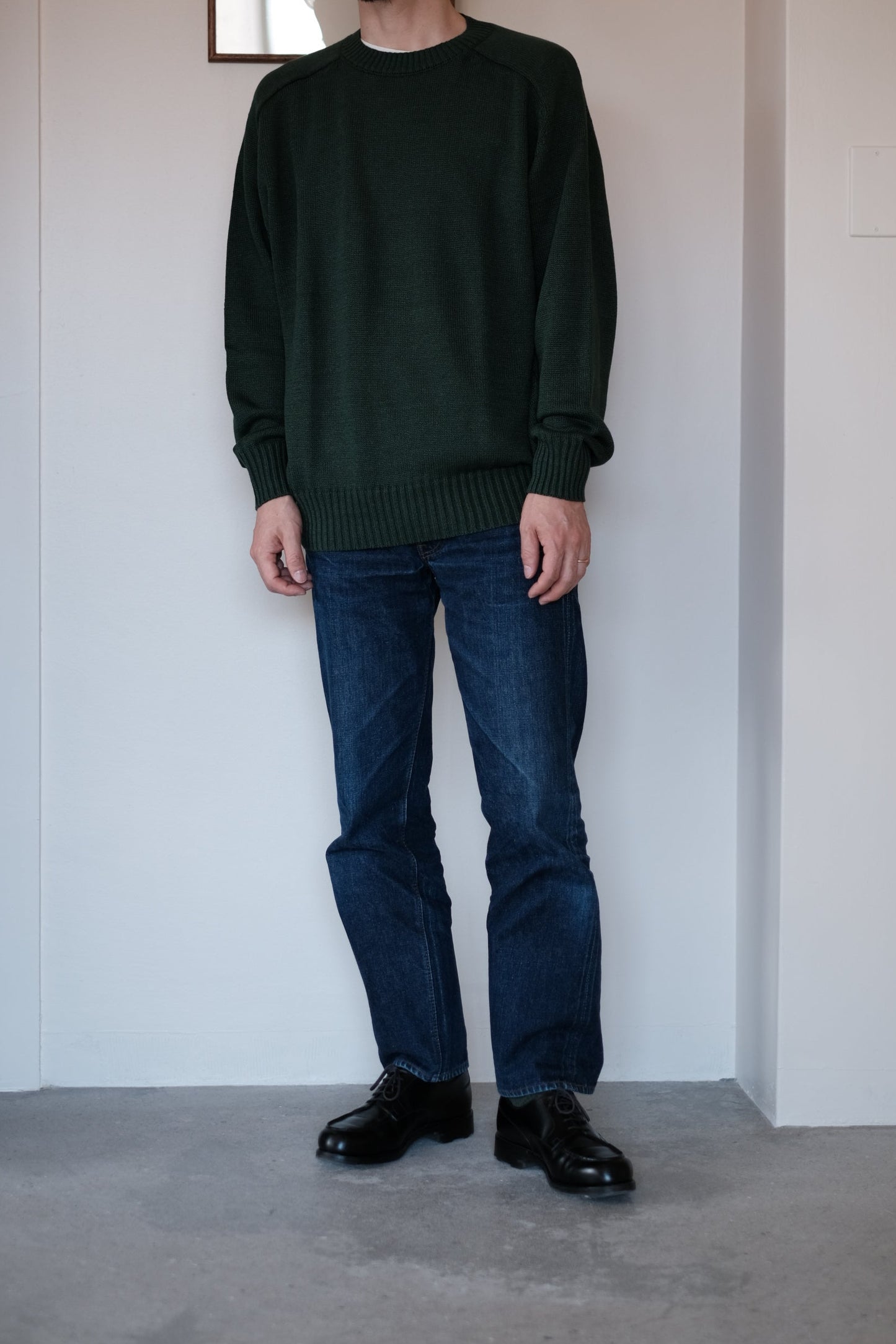 C/L CREWNECK KNIT / VIRIDIAN