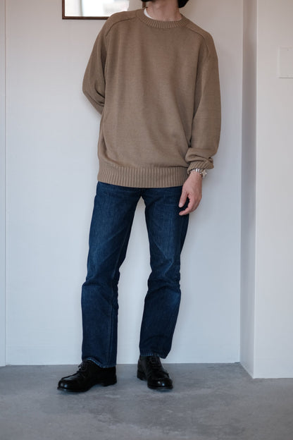 C/L CREWNECK KNIT / SAND BEIGE
