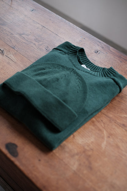 C/L CREWNECK KNIT / VIRIDIAN