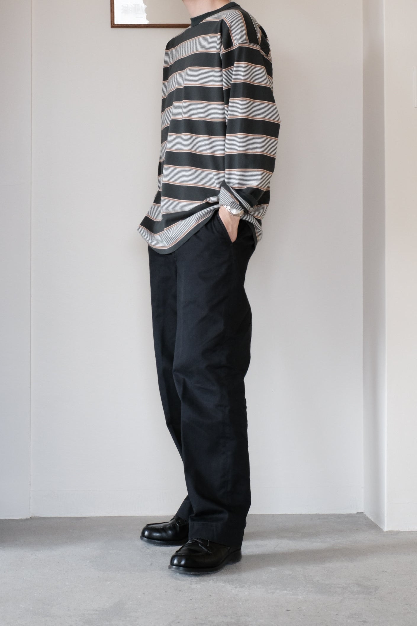 BORDER LS TOP / FOREST x S.BROWN