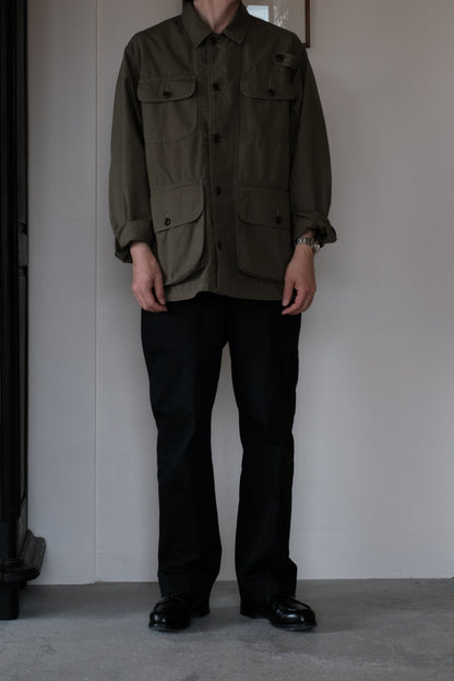 POPLIN CLOTH UTILITY JACKET / FADED OLIVE