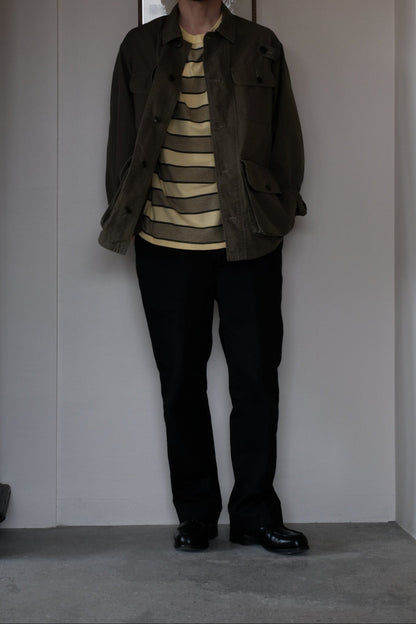POPLIN CLOTH UTILITY JACKET / FADED OLIVE