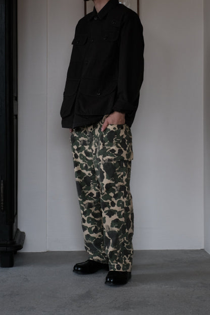 POPLIN CLOTH UTILITY JACKET / FADED CHARCOAL