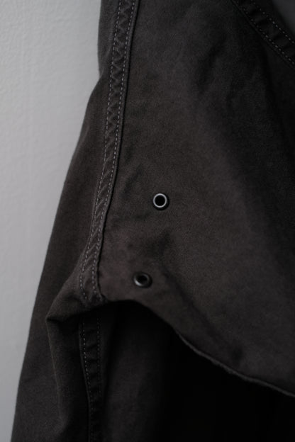 POPLIN CLOTH UTILITY JACKET / FADED CHARCOAL