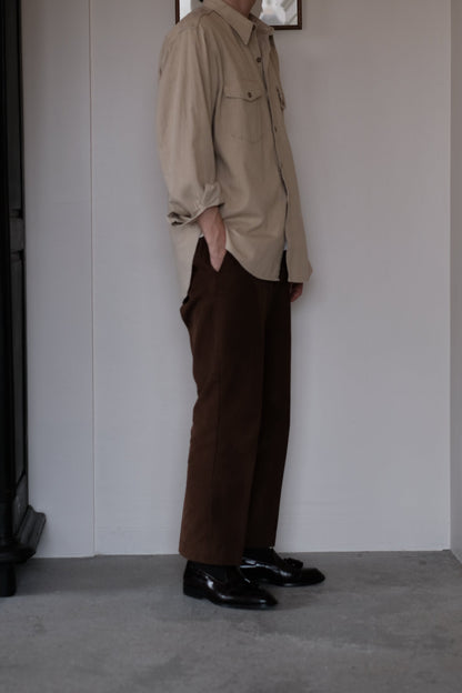 WORKADAY SHIRT / SAND BEIGE
