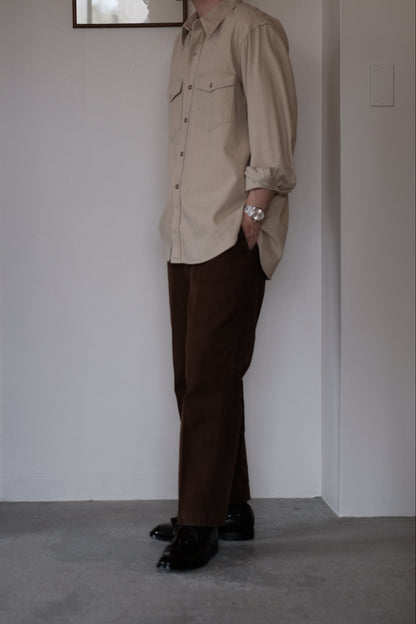WORKADAY SHIRT / SAND BEIGE