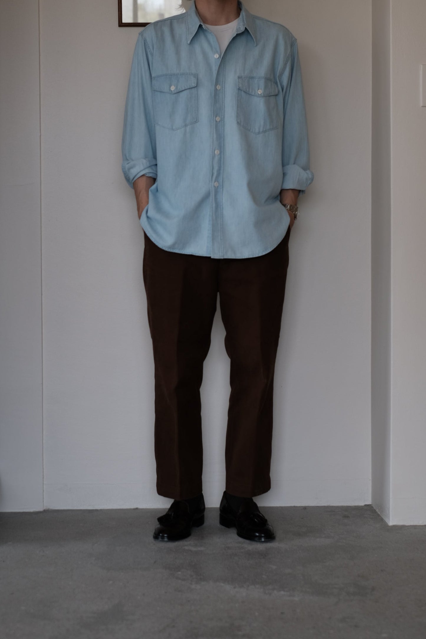 WORKADAY SHIRT / ICE BLUE