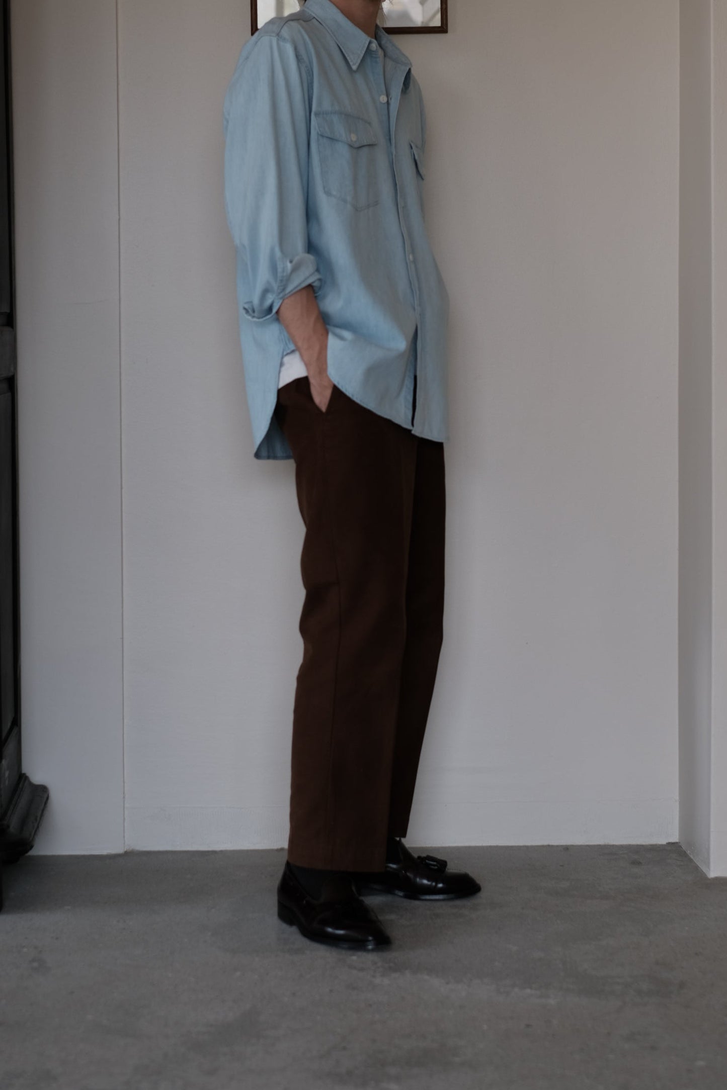 WORKADAY SHIRT / ICE BLUE