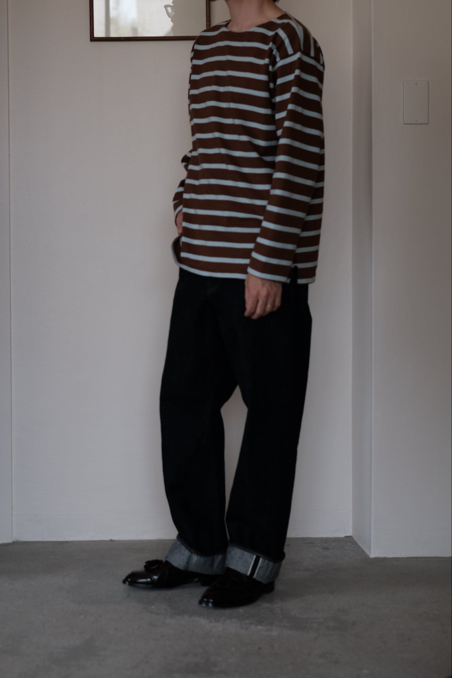 BASQUE SHIRTS / RUSSET x SAX