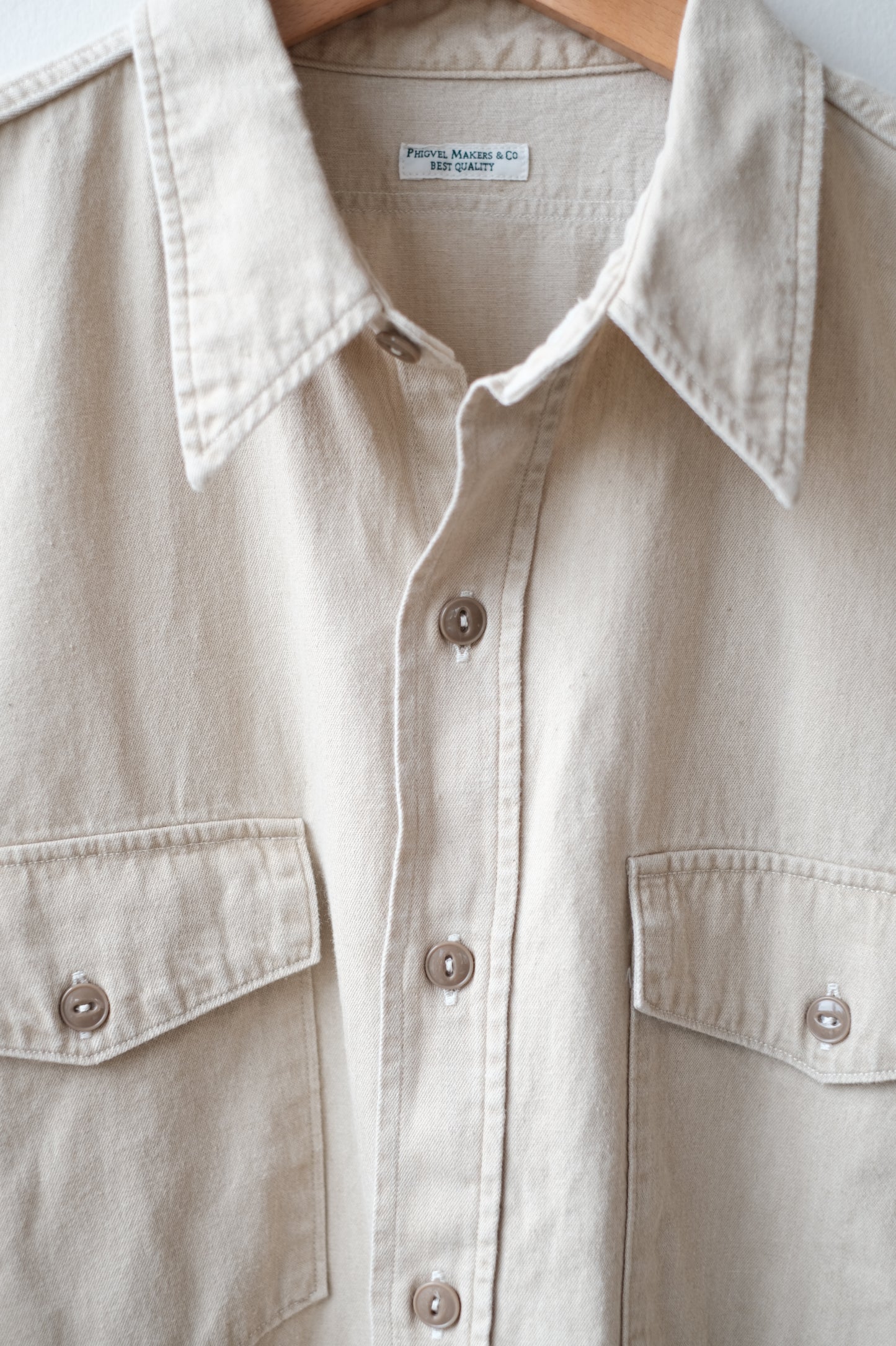 WORKADAY SHIRT / SAND BEIGE