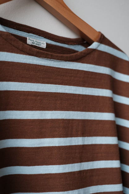 BASQUE SHIRTS / RUSSET x SAX