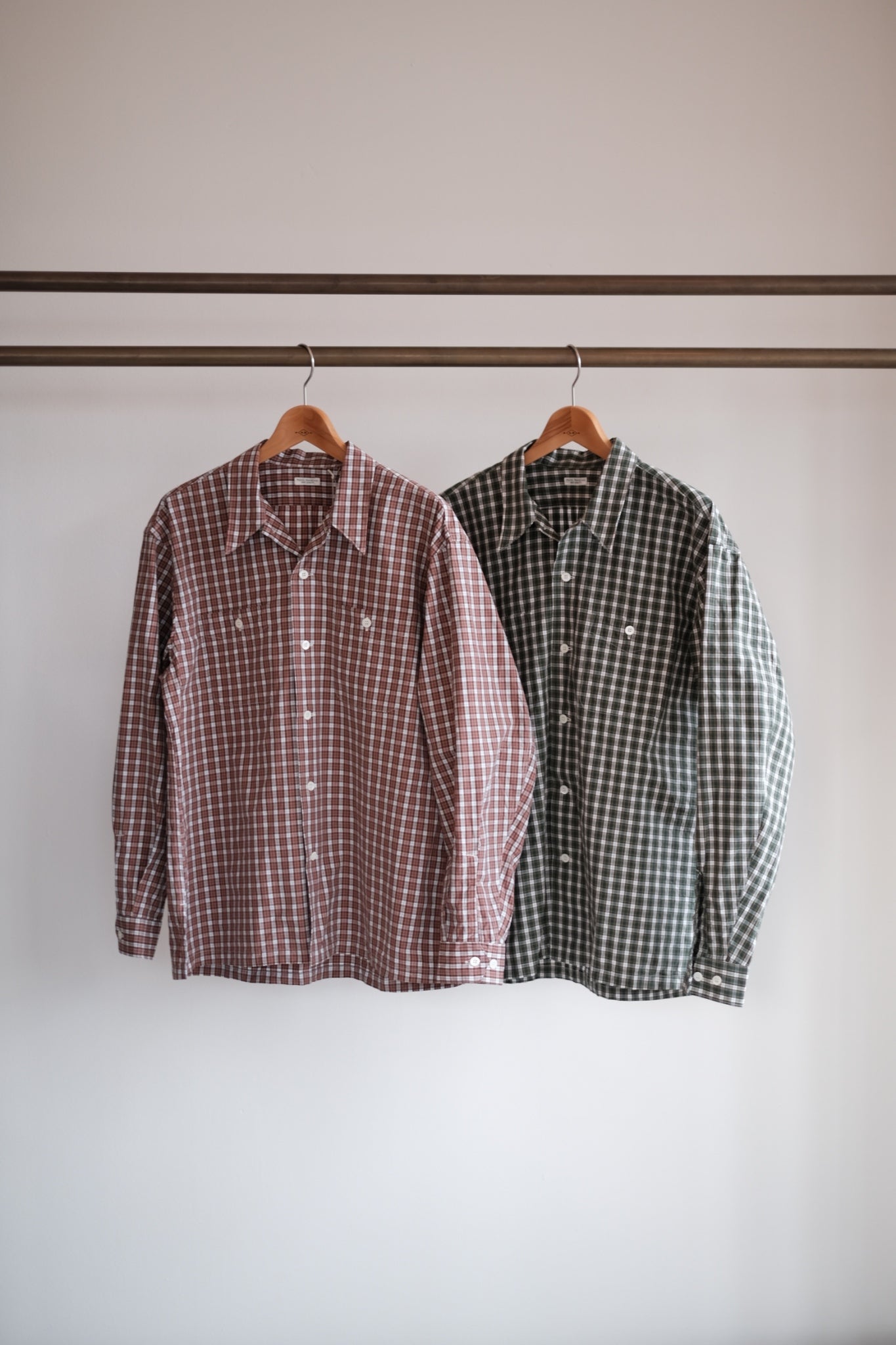 C/L PLAID LS SHIRTS / OLD ROSE