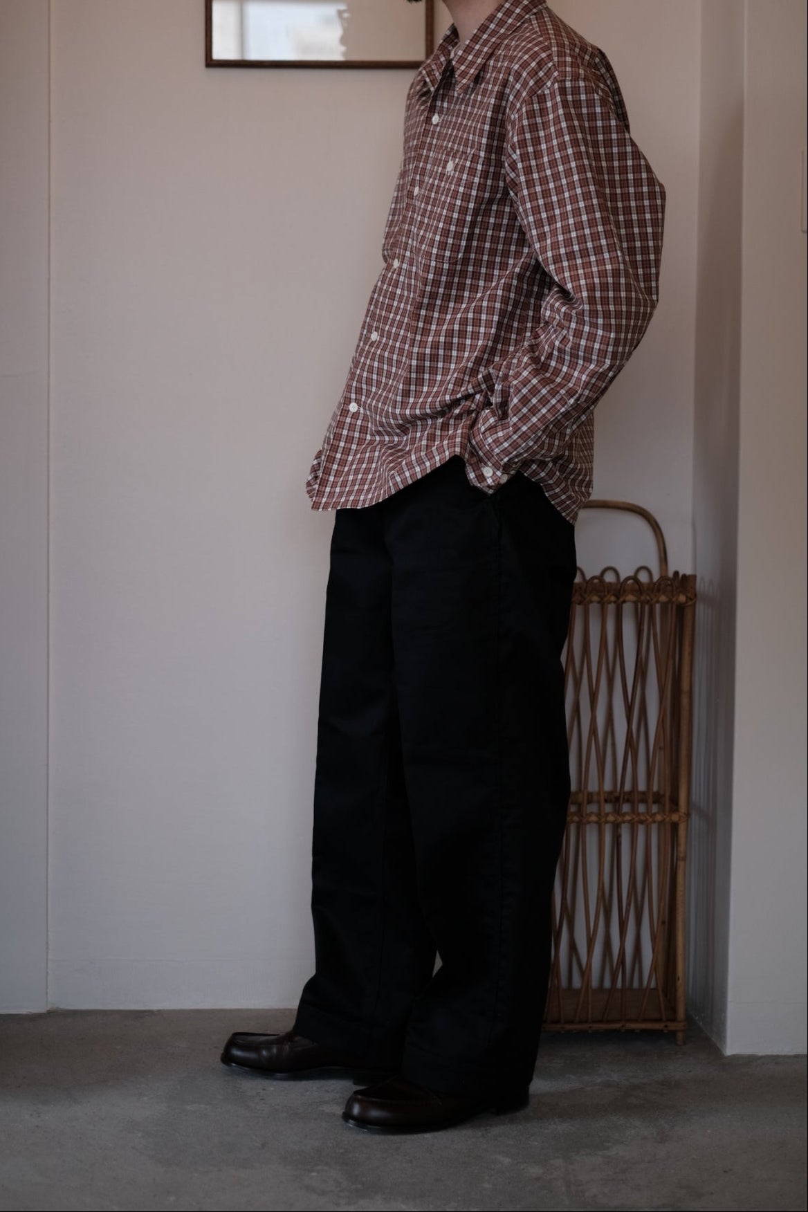 C/L PLAID LS SHIRTS / OLD ROSE