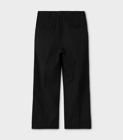 Officer Trousers - Wide / Ink Black
