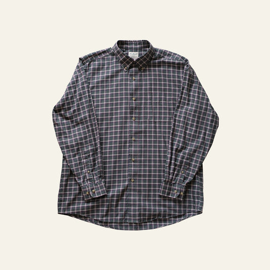 L.L.Bean Check B.D. Shirts "Dead Stock"
